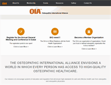 Tablet Screenshot of oialliance.org